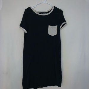 black t shirt dress size M